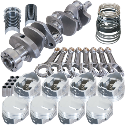 Eagle Chevy 454 1Pc 4.000in Crank 6.135in I-Beam Rods 43cc Dome 4.310in Pistons Rotating Assembly