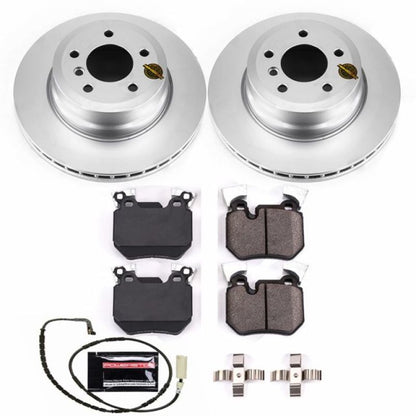 Power Stop 08-10 BMW 135i Rear Z23 Evolution Sport Coated Brake Kit PowerStop