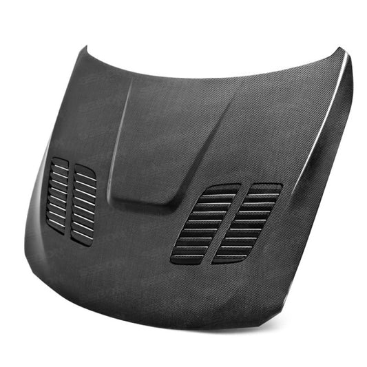 Seibon HD1213BMWF30-GTR GTR-Style Carbon Fiber Hood for 2012–2020 BMW F30 3 Series / F32 4 Series