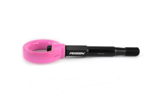 Perrin 15-17 Subaru WRX/STI Tow Hook Kit (Front) - Hyper Pink Perrin Performance