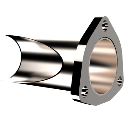 QTP 2.75 Inch Stainless Steel DIY Exhaust Cutout Pipe (Universal) - 10276 QTP