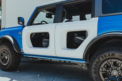 Anderson Composites 2021 - 2023 Ford Bronco Fiberglass Halo Front Doors  (4-door) - AC-DD21FDBR4D-HA-F-GF