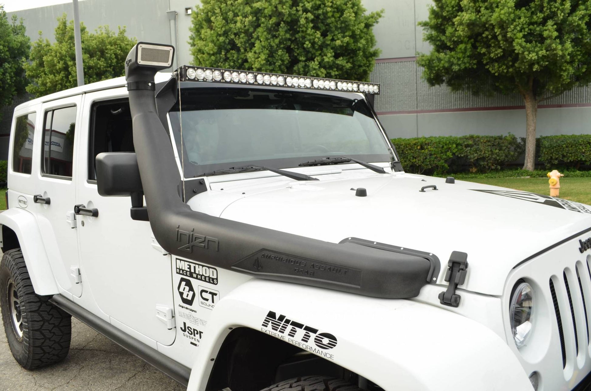 INJEN 2007-2018 Jeep Wrangler JK *Requires Hood Modification* EVOLUTION SNORKEL FOR THE JEEP JK - EVO15070 Injen