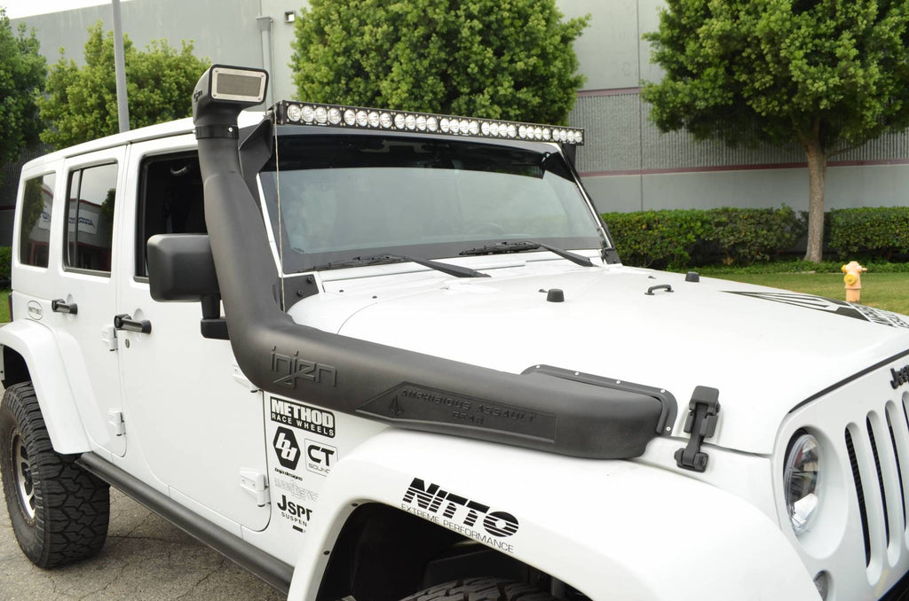 INJEN 2007-2018 Jeep Wrangler JK *Requires Hood Modification* EVOLUTION SNORKEL FOR THE JEEP JK - EVO15070