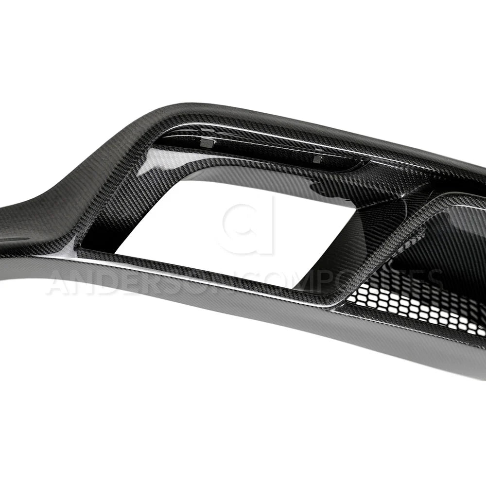 Anderson Composites 2015 - 2017 Mustang GT350 Style Carbon Fiber Rear Diffuser - AC-RL15FDMU-GR