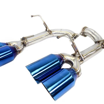 PLM Subaru WRX & STI 2015-2021 Axle-Back Exhaust Muffler Deletes V2 (Blue) - PLM-SUB-TKP-DUAL-2015-2-BLUE