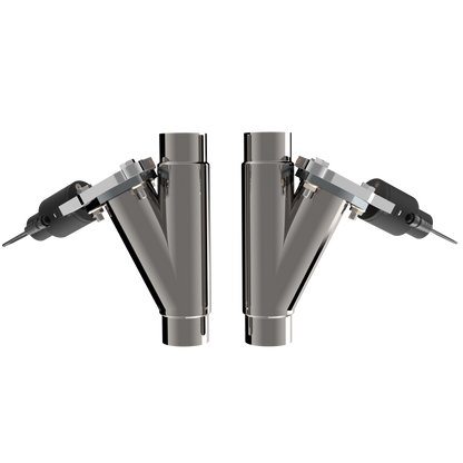 QTP Dual 2.25 Inch Electric Exhaust Cutout Combo Kit (Universal) - QTEC45CP QTP