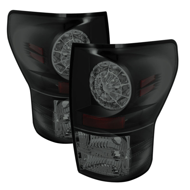 Spyder Toyota Tundra 07-13 LED Tail lights Black Smoke ALT-YD-TTU07-LED-BSM SPYDER