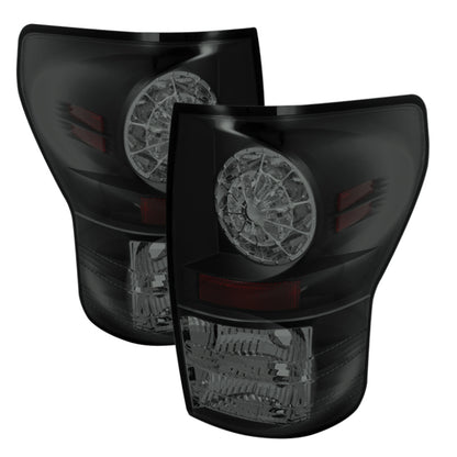 Spyder Toyota Tundra 07-13 LED Tail lights Black Smoke ALT-YD-TTU07-LED-BSM SPYDER