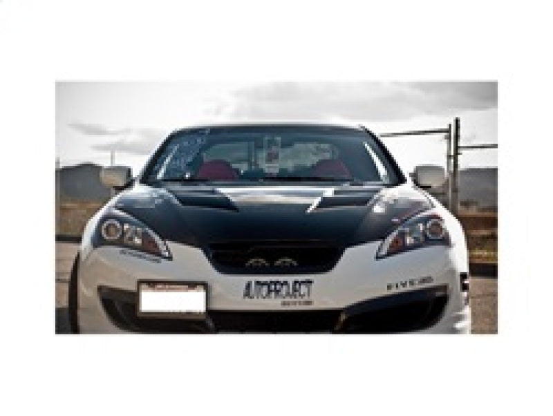 Spyder Hyundai Genesis 10-12 Projector Halogen Model- LED Halo DRL Blk PRO-YD-HYGEN09-DRL-BK SPYDER