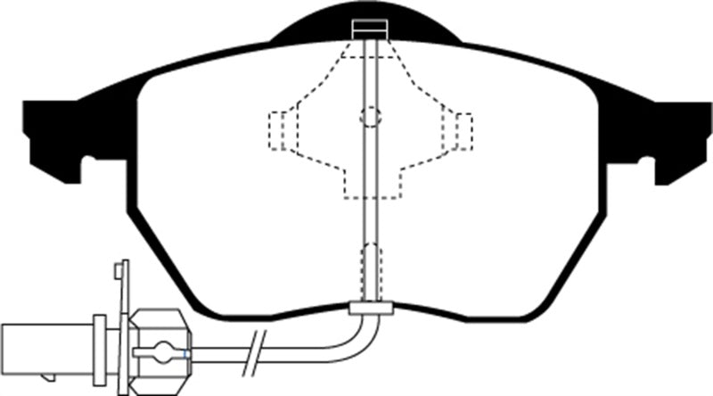 EBC YellowStuff Front Brake Pads - DP41114R EBC