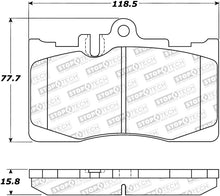 Load image into Gallery viewer, StopTech Premium Ceramic Brake Pads - 308.08700