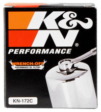 Load image into Gallery viewer, K&amp;N Oil Filter Powersports Canister Chrome