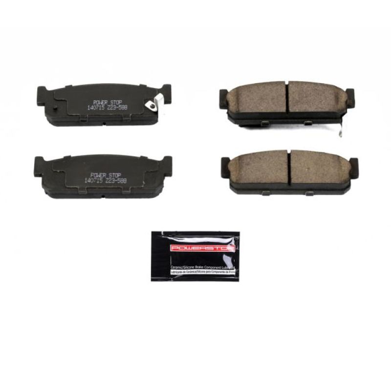 Power Stop 93-97 Infiniti J30 Rear Z23 Evolution Sport Brake Pads w/Hardware PowerStop