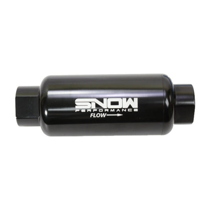 Snow Performance Fuel Filter Pre Filter 100 Micron -12 ORB Inlet/Outlet
