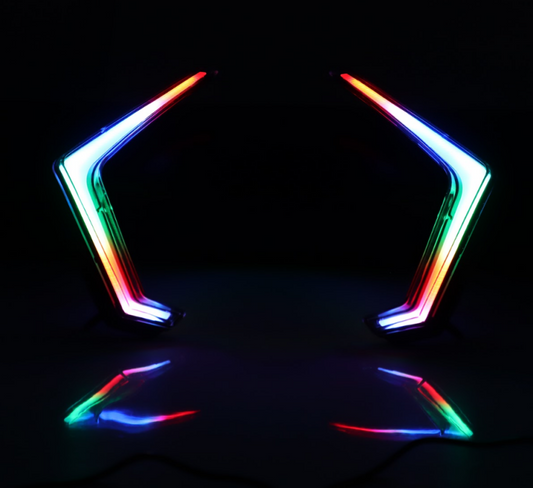 Dragonfire Racing Fang Lights Chase RGB Polaris RZR XP Turbo S
