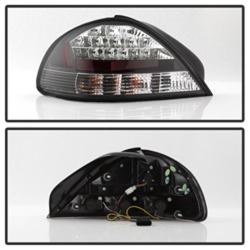 Spyder Pontiac Grand AM 99-05 LED Tail Lights Black ALT-YD-PGAM99-LED-BK SPYDER