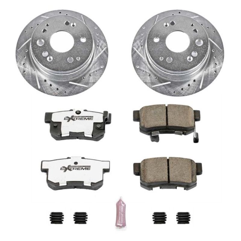 Power Stop 01-03 Acura CL Rear Z26 Street Warrior Brake Kit PowerStop