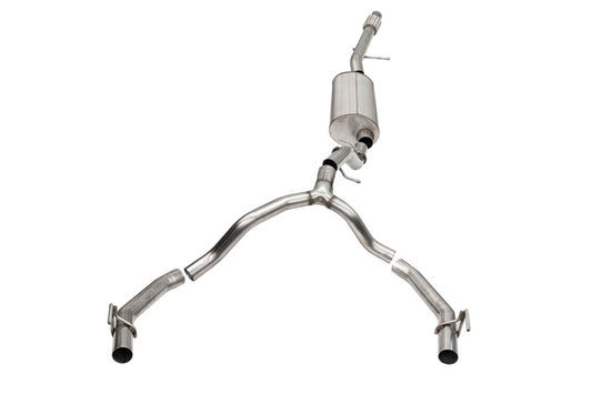 Corsa 21-22 Cadillac Escalade ESV 6.2L Dual Rear 3.5/2.75in Sport Cat-Back Uses Factory Bezels CORSA Performance