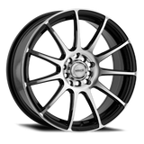 Maxxim Champ 16x7 10x108/114.3 ET40 Machined Face / Gloss Black