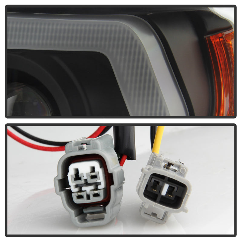 Spyder Toyota Tacoma 16-18 (TRD Model Only) Projector Headlights Black Smoke PRO-YD-TT16V1-SEQ-BSM SPYDER