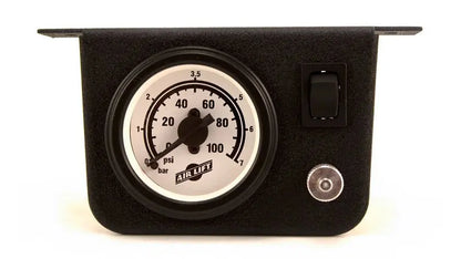Air Lift 100 PSI Mechanical Single Gauge Panel - 26156