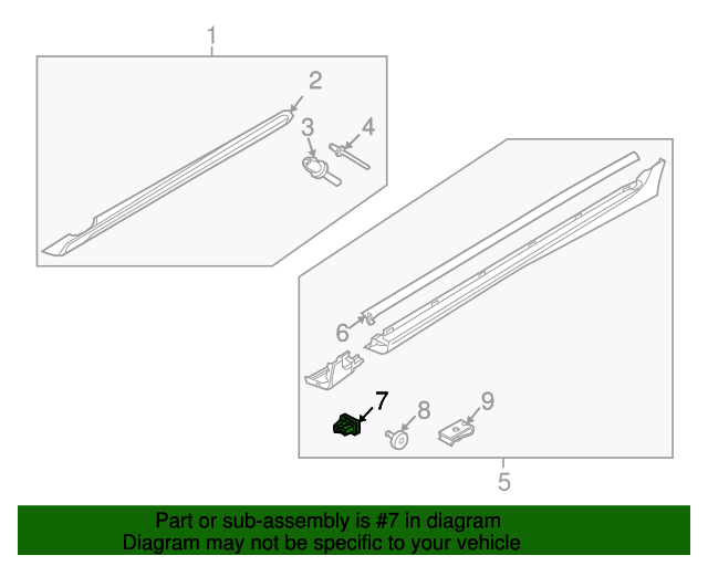 Genuine OEM Volvo Clip (31214496) X1