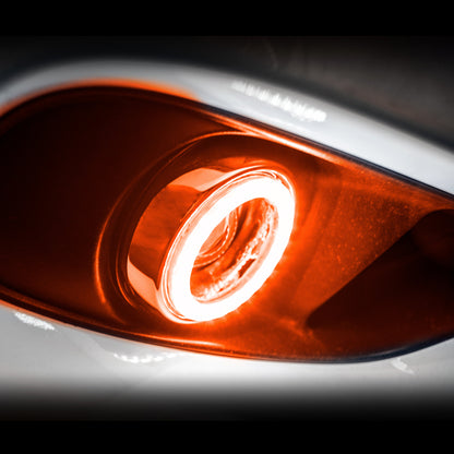 Oracle 04-09 Nissan Armada Surface Mount LED Fog Light Halo Kit - Amber