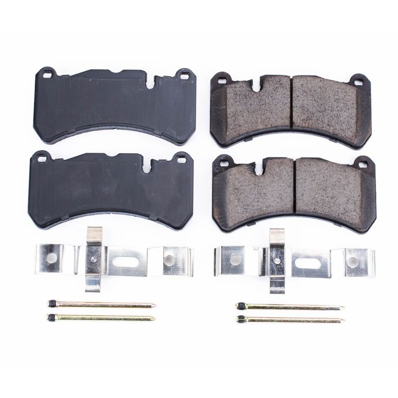 Power Stop 17-18 Alfa Romeo Giulia Front Z17 Evolution Ceramic Brake Pads w/Hardware PowerStop