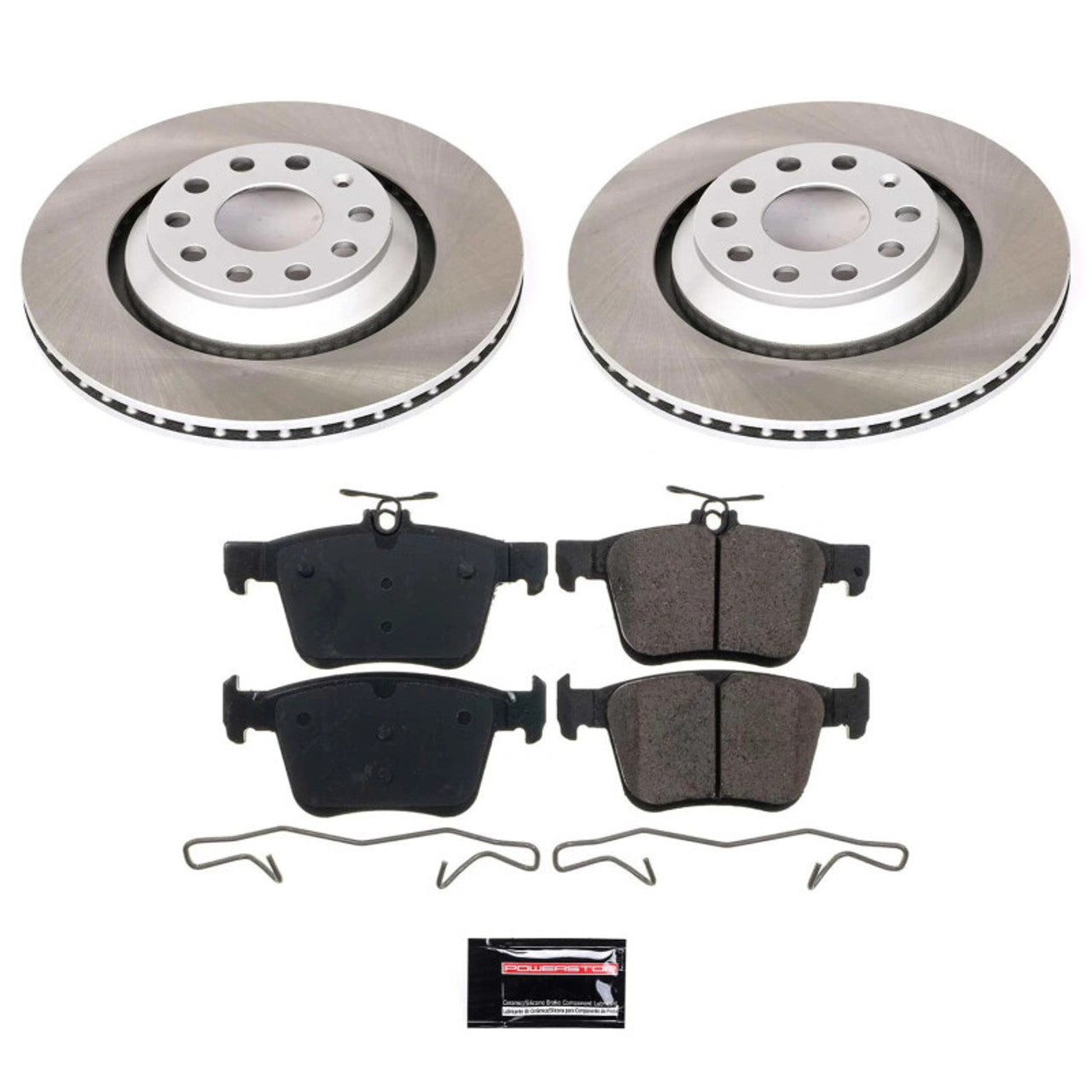 Power Stop 15-21 Volkswagen Golf Front and Rear Semi-Coated Rotor Kit