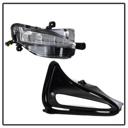 Spyder 2017+ Toyota Corolla OEM LED Fog Lights w/Switch - Clear (FL-TCO17-LED-C) SPYDER