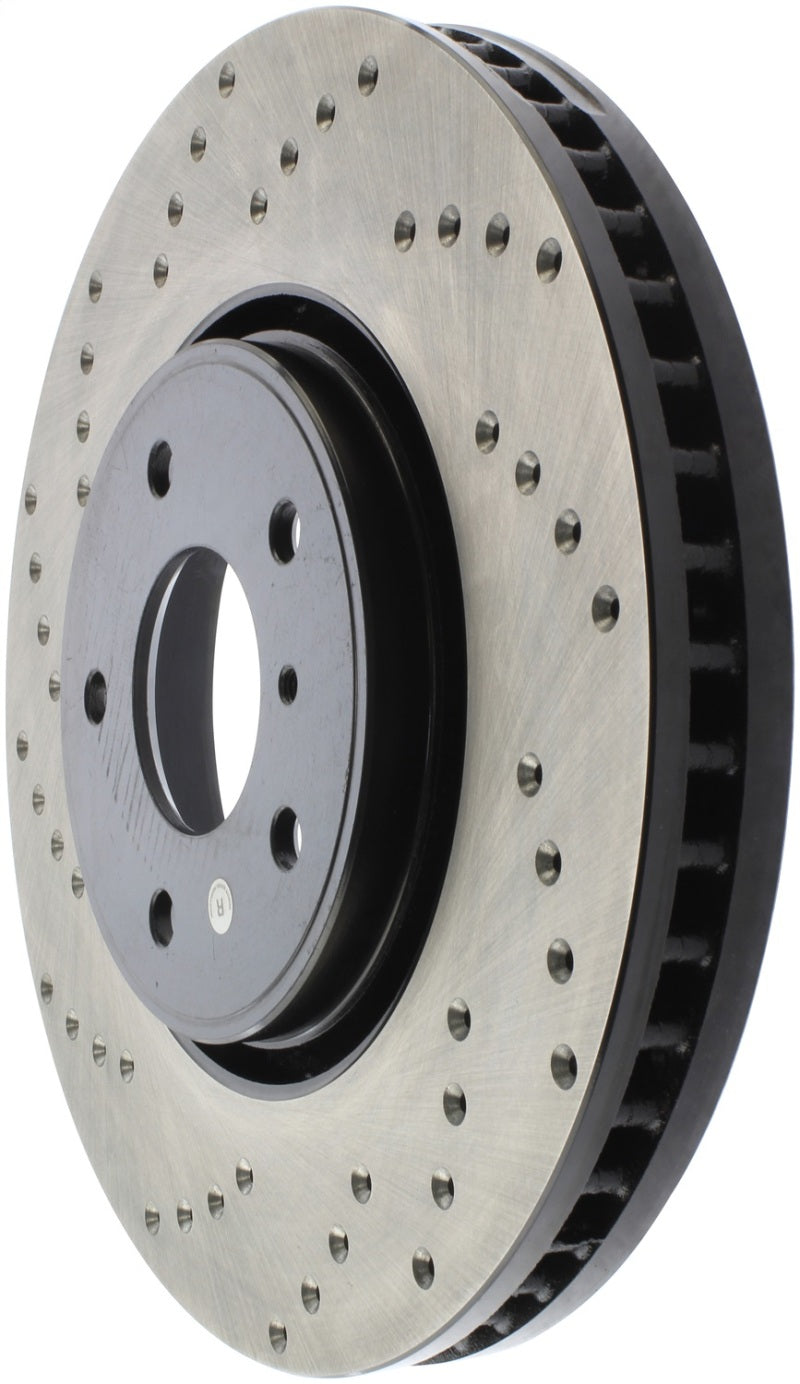 StopTech 11/05+ Infinity FX 35/45 SportStop Drilled Front Right Rotor Stoptech