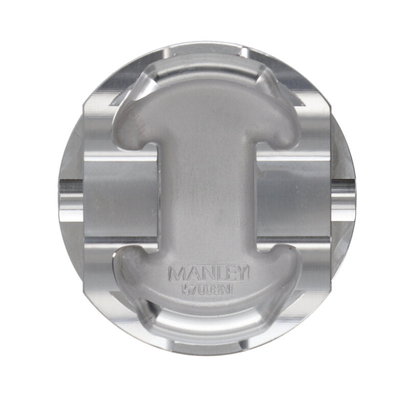 Manley Ford 3.7L Cyclone V6 3.76in Bore 9.5:1 Comp Ratio -5.0cc Dish Platinum Piston - Single