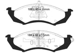 EBC RedStuff Front Brake Pads - DP31180C