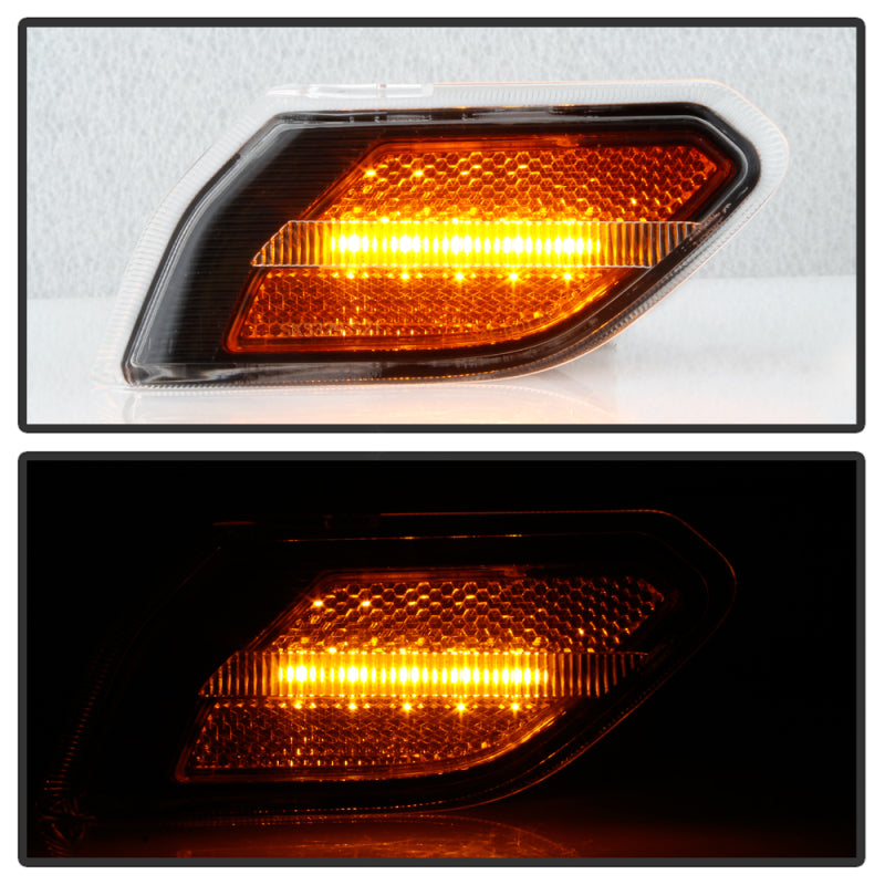Spyder Jeep Wrangler 19-20 LED Side Marker Lights - Black (SML-YD-JW19-LED-BK) SPYDER