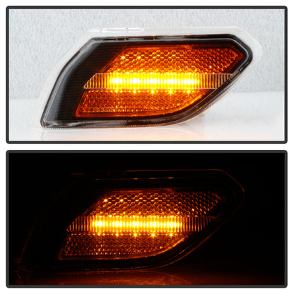 Spyder Jeep Wrangler 19-20 LED Side Marker Lights - Black (SML-YD-JW19-LED-BK) SPYDER