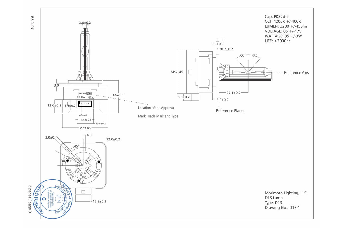 D1S: XB 4300K HID Bulbs (Pair)