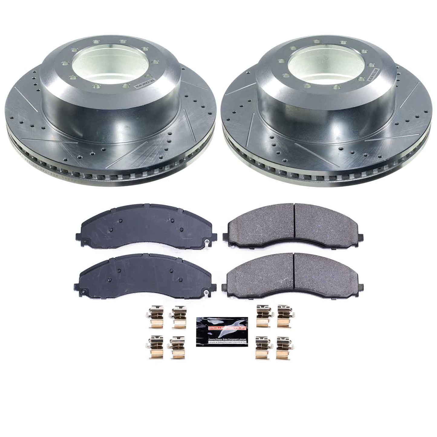 Power Stop 23-24 Ford F-550 Super Duty Rear Z23 Evolution Brake Kit
