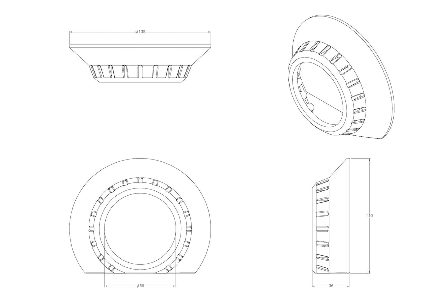 E46-R Projector Shroud