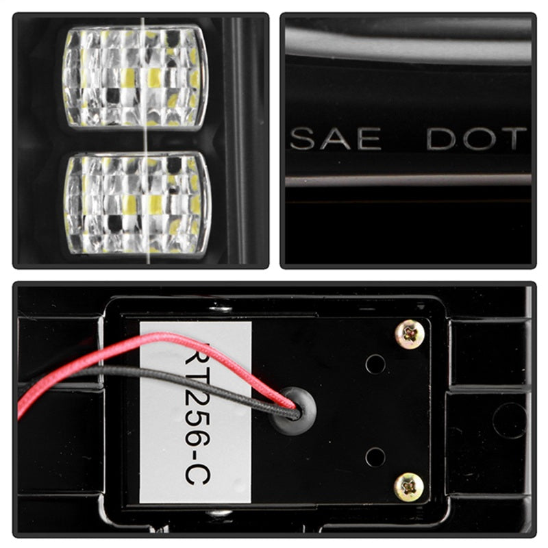 Spyder 21-23 Ford Bronco Factory LED Model LED Tail Lights (ALT-YD-FB21-LED-BK) SPYDER
