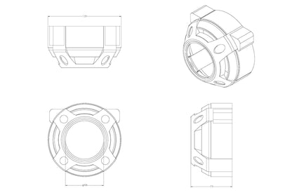 Panamera Projector Shroud