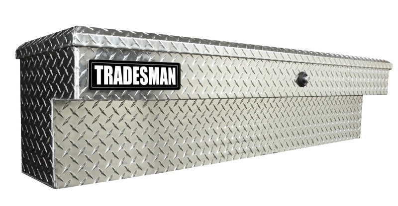 Tradesman Aluminum Side Bin Truck Tool Box w/Push Button (70in.) - Brite Tradesman