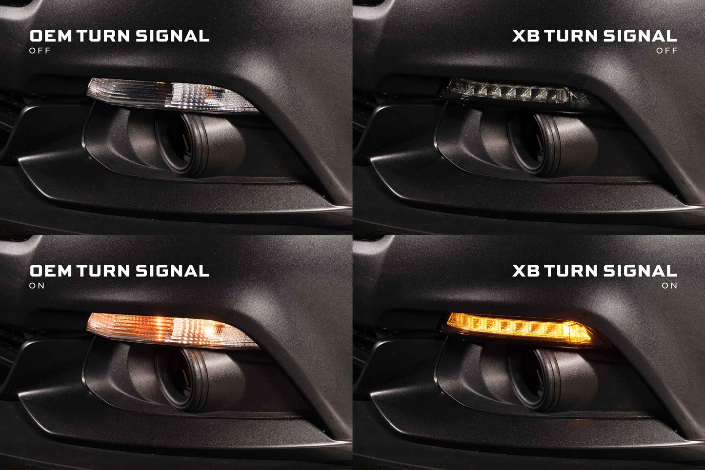 XB LED Turns: Ford Mustang (15-17 / Smoked Lens / Set)