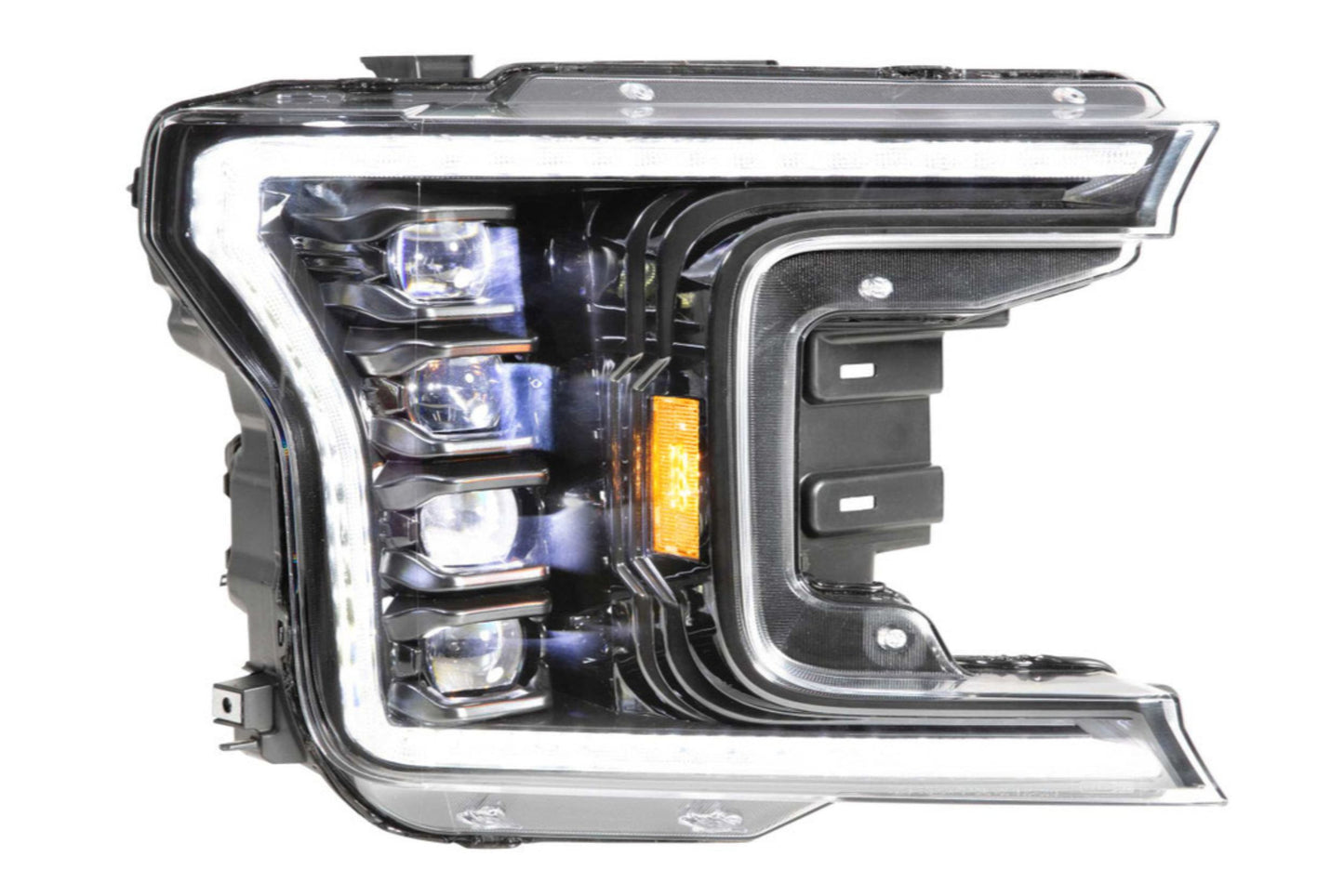 XB LED Headlights: Ford F-150 (18-20 / White DRL / Set)