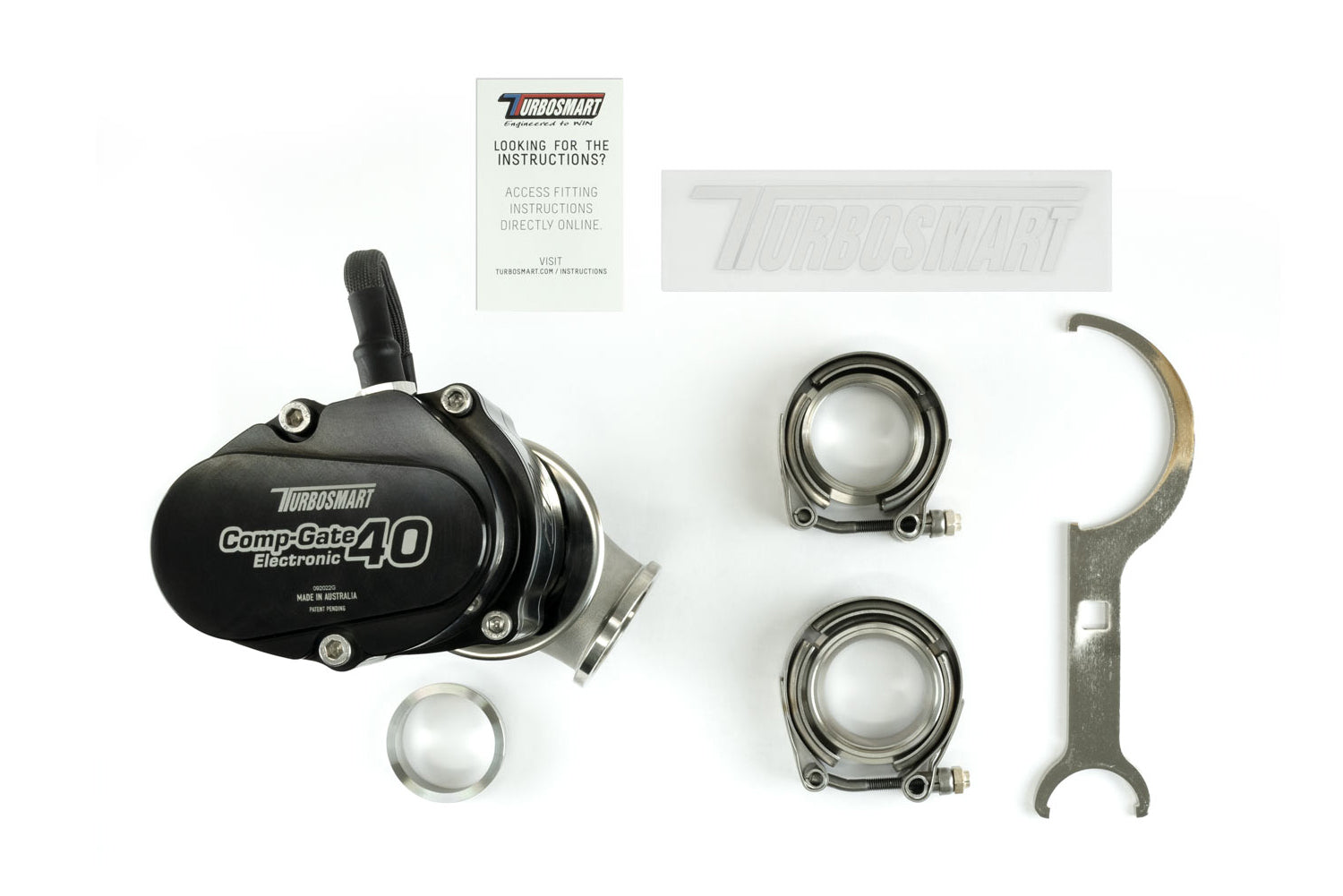 Turbosmart GenV 40mm Electronic External Wastegate - TS-0552-1502 Turbosmart