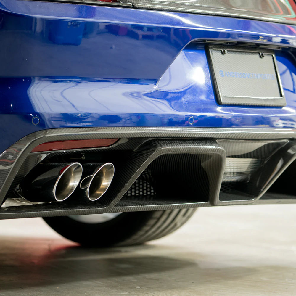 Anderson Composites 2015 - 2017 Mustang GT350 Style Carbon Fiber Rear Diffuser - AC-RL15FDMU-GR