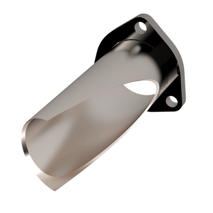 QTP 2.75 Inch Stainless Steel DIY Exhaust Cutout Pipe (Universal) - 10276 QTP