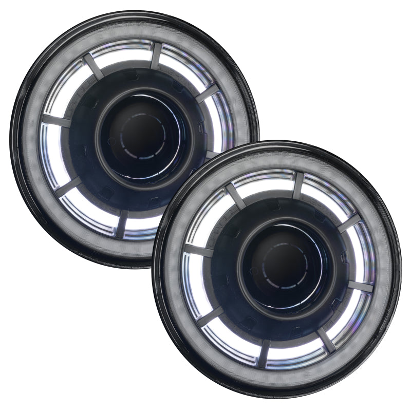 ORACLE Lighting 07-18 Jeep Wrangler JK Oculus 7in. ColorSHIFT Bi-LED Projector Headlights