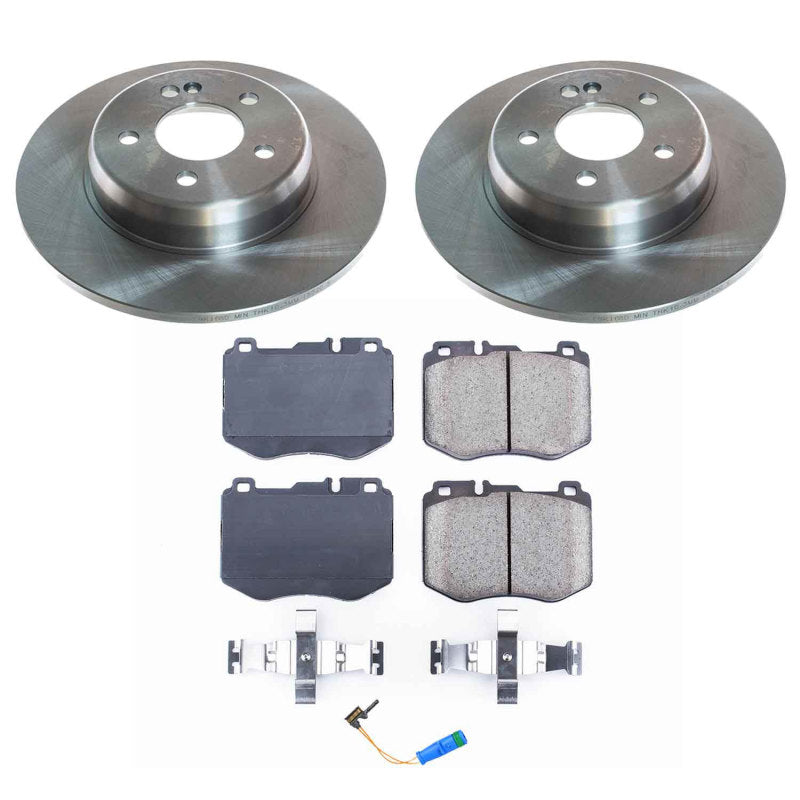 Power Stop 17-18 Mercedes-Benz C300 Rear Autospecialty Brake Kit PowerStop