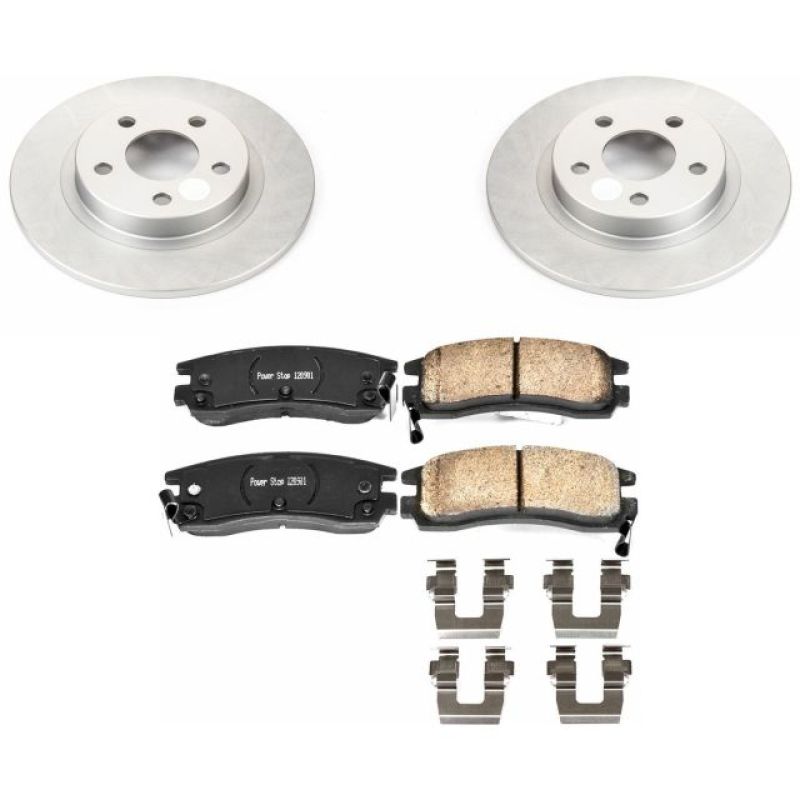 Power Stop 03-05 Buick Park Avenue Rear Z17 Evolution Geomet Coated Brake Kit PowerStop